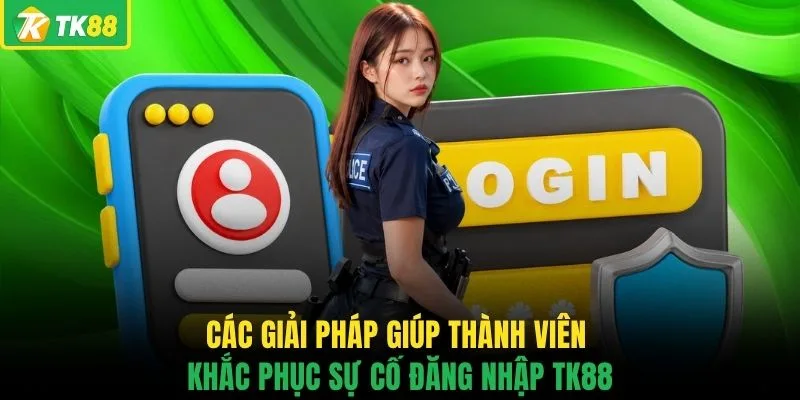 Các giải pháp giúp thành viên khắc phục sự cố đăng nhập TK88