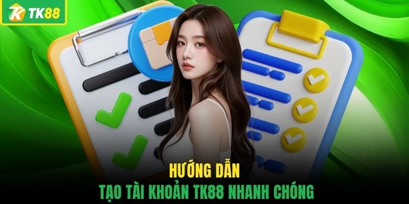 Hướng dẫn tạo tài khoản TK88 nhanh chóng